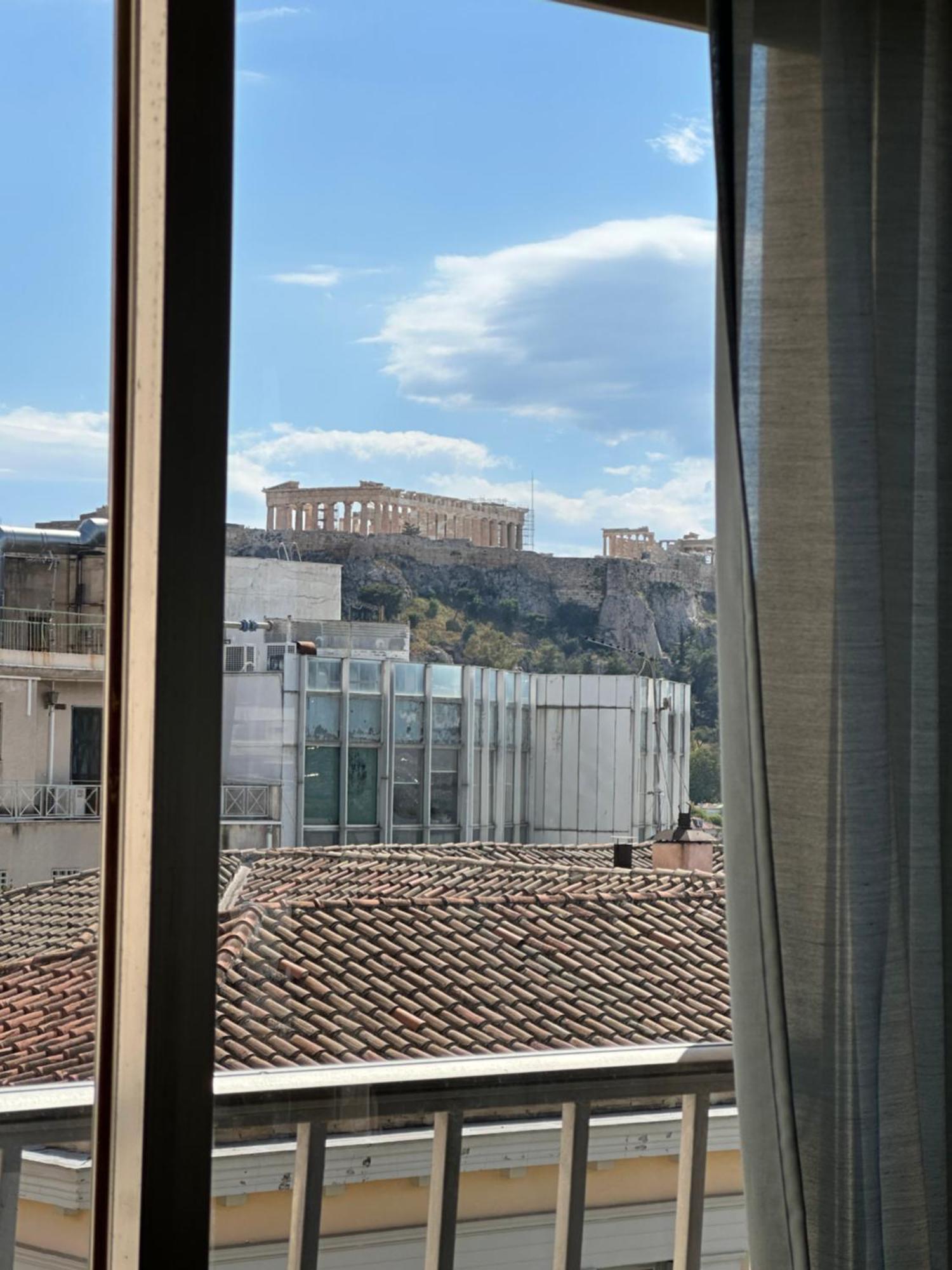 2 Bd Apt In Syntagma With Acropolis View Ateny Zewnętrze zdjęcie